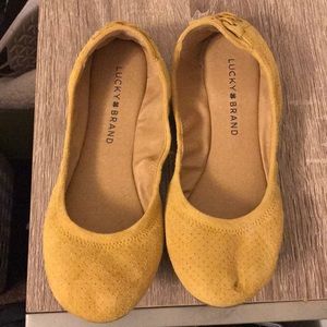 Lucky Brand Yellow Flats
